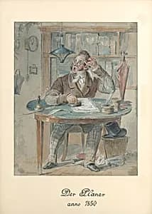 Der Biedermeier-Beamte by Eduard Ritter