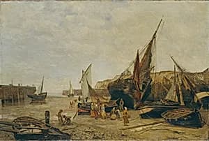 Der Hafen von Dieppe by Maria von Parmentier