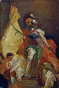 Der heilige Florian by Unbekannter Künstler