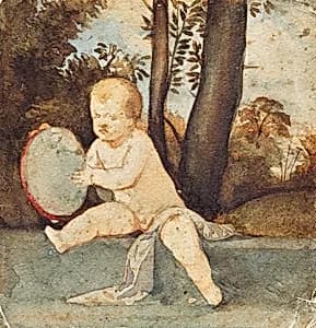 Der kleine Tambourinschläger by Franz von Matsch