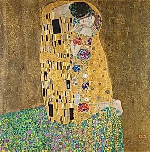 Der Kuss (Liebespaar) by Gustav Klimt