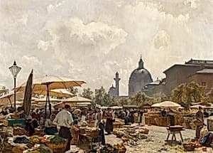 Der Naschmarkt in Wien