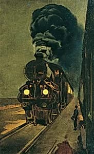 Der Schnellzug by Klemens Brosch