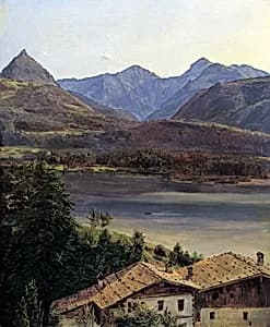 Der Wolfgangsee by Ferdinand Georg Waldmüller