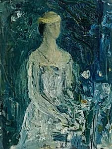 Die Frau des Künstlers by Wilhelm Thöny