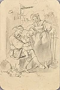 Die glückliche Familie by Eduard Ritter
