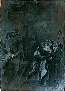 Die Händewaschung des Pilatus by Franz Sigrist d. Ä.
