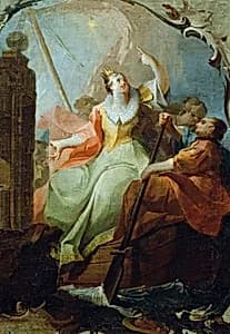 Die heilige Ursula by Franz Sigrist d. Ä.