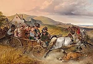 Die Hochzeitsfahrt by Carl Schindler