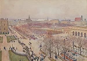 Die Ringstraße in Wien by Carl Max Müller