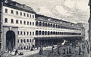 Die Salzgrieskaserne in Wien by Emil Hütter
