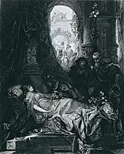 Die scheintote Julia Capulet by Johann Klaus