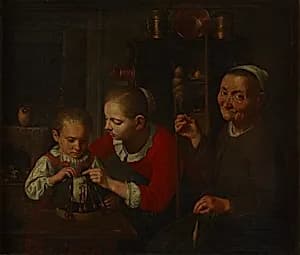 Die Spitzenklöpplerin