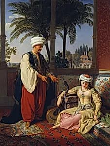 Die Türkin ("Untreue") by Peter Krafft