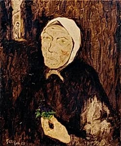 Die Veilchenverkäuferin by Franz Secky