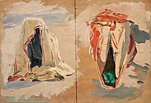 Draperiestudien aus Tunis by Otto Friedrich