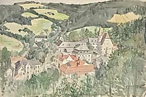 Edlitz an der Aspangbahn by Franz Barwig der Ältere