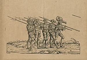 Fechter mit Hellebarden by Hans Burgkmair der Ältere