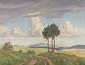 Feldweg by Carl Gödel