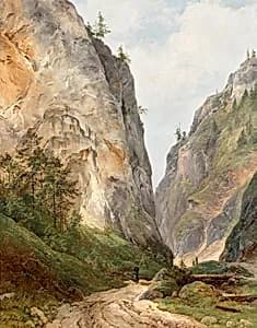 Felsental (Im Höllental) by Franz Steinfeld