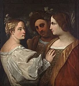 Flora, Bacchus und Ceres by Venezianischer Maler