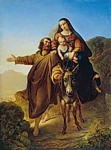 Flucht nach Ägypten by Josef Bayer