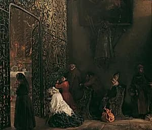 Frühmesse by Adolph von Menzel