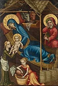 Geburt Christi by Salzburger Maler