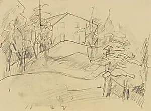 Haus im Wald by Anny Dollschein