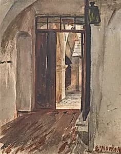 Hausflur und Hof by Ernst Nowak