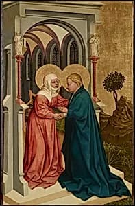 Heimsuchung Mariens by Meister des Albrechtsaltars