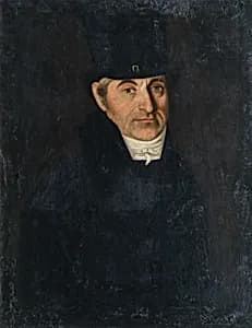 Herrenbildnis by Unbekannter Künstler