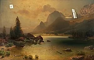 Hintersee bei Berchtesgaden by Eugen Jettel
