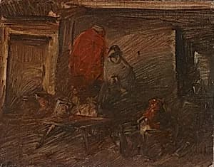 Holländisches Wirtshaus by Wilhelm Busch