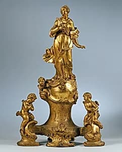 Immaculata, von Engeln verehrt by Unbekannter Künstler
