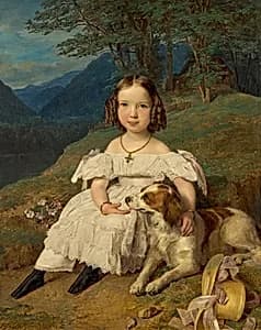 Julia Comtesse Apraxin by Ferdinand Georg Waldmüller