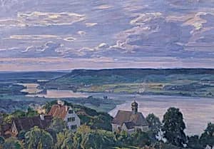 Klingenzell am Rhein by Ferdinand Kruis