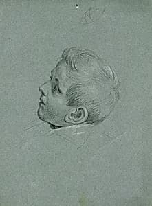 Knabenporträt by Peter Krafft