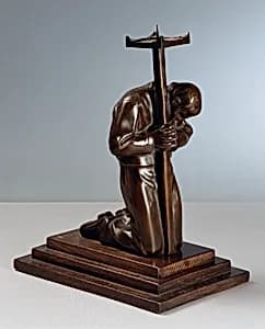 Kniender (Kerzenträger) by Carl Wollek