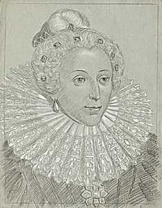 Königin Elisabeth von England by Franz von Matsch