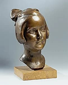 Kopf eines Mädchens by Karl Korschann