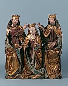 Krönung Mariens by Donauländischer oder Salzburger Bildschnitzer