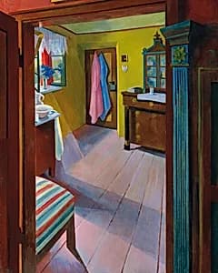 Ländliches Interieur by Ludwig Ferdinand Graf