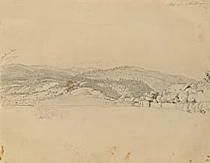 Landschaft bei Baden by Peter Krafft