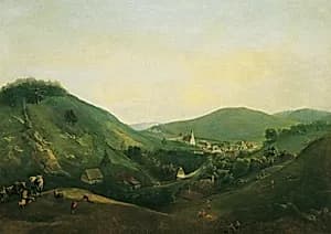 Landschaft bei Kalksburg by Johann Christian Brand
