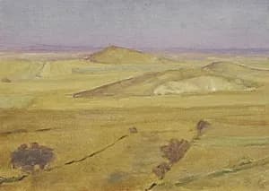 Landschaft mit Kornfeldern by Walther Gamerith