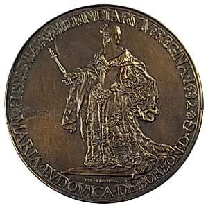 Maria Ludovica de Bourbon by Johann Bernhard Fischer von Erlach