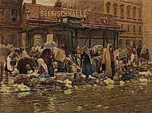 Marktmotiv auf der Haide