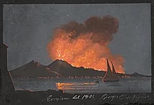 Neapel, Vesuv-Eruption by Giorgio Glass