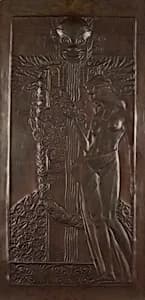 Nymphe und Satyr by Georg Klimt